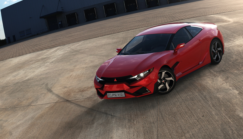 Illustration for article titled Designer Makes New Mitsubishi Eclipse For Those Who Want It To Be 2001